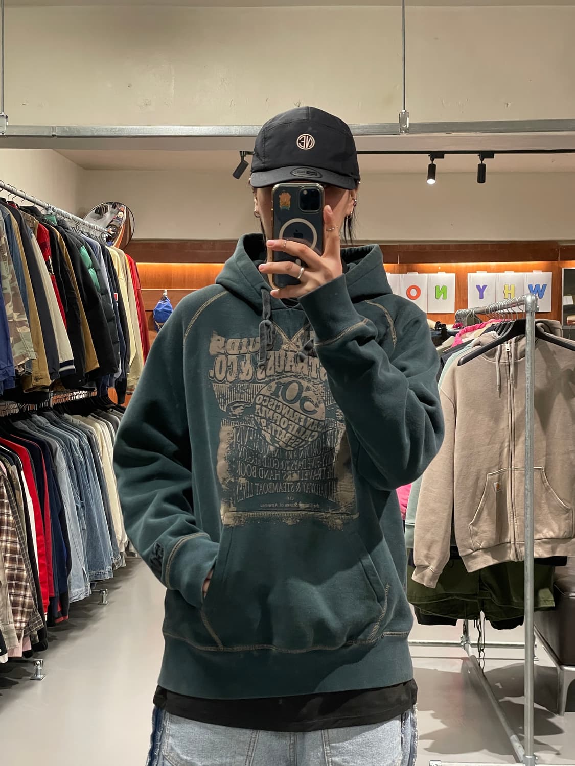 리바이스 501 후드 티셔츠   상품이미지1