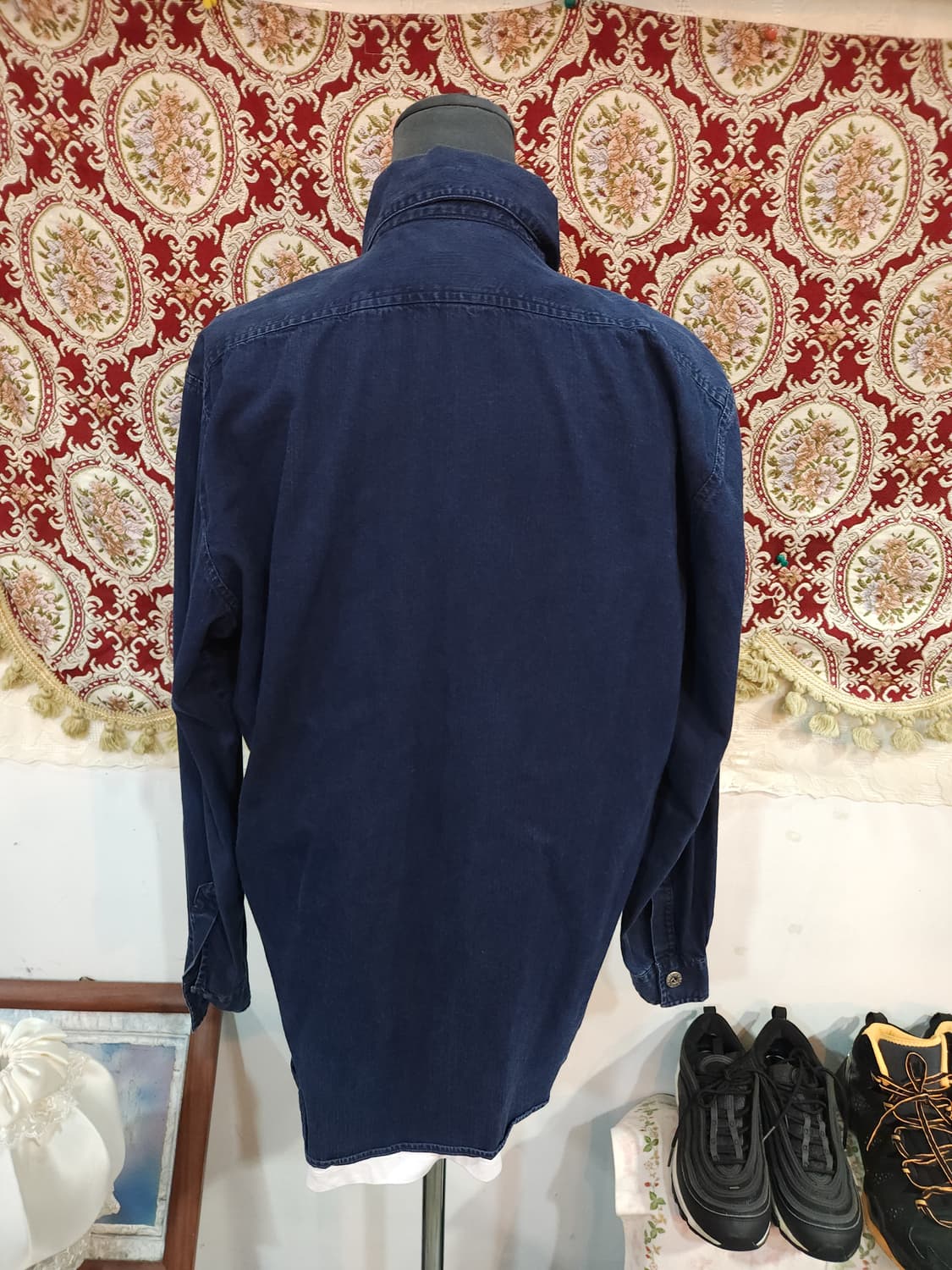 빈티지 스톤아일랜드 스틸버튼 데님 셔츠 자켓 상품이미지8