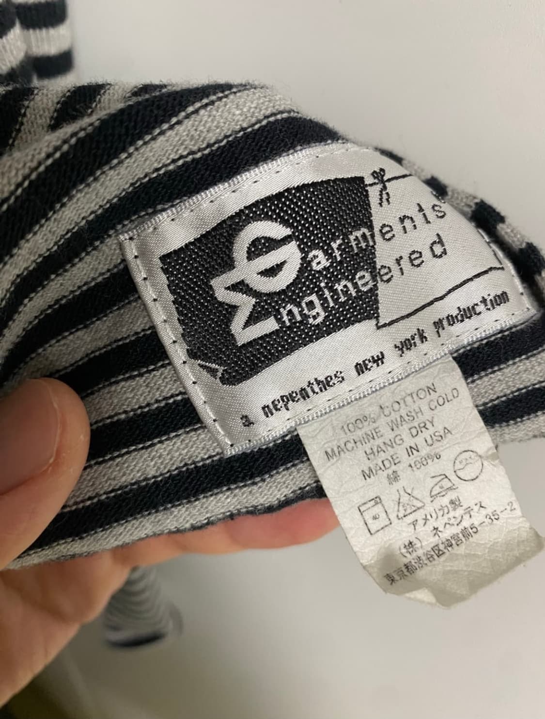 엔지니어드 가먼츠 스트라이프 머플러 상품이미지2