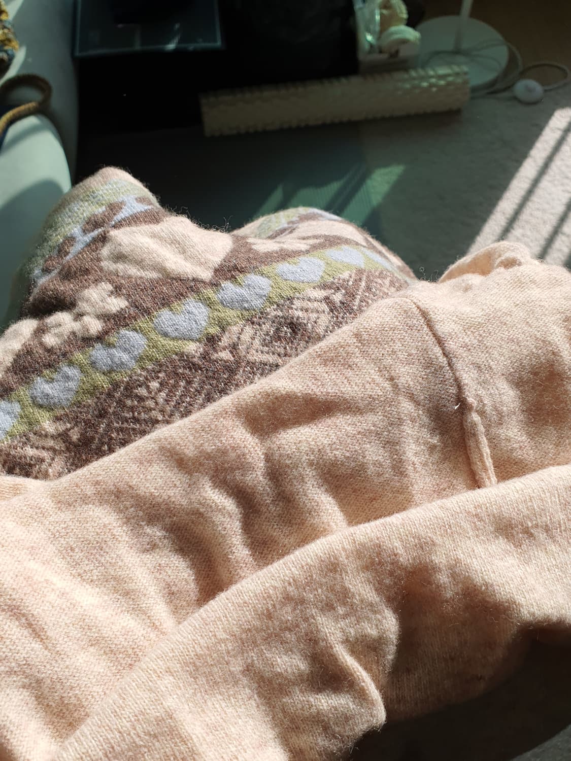 [히피룩] 패턴 롤넥 니트 원피스 보헤미안 니트원피스 상품이미지6