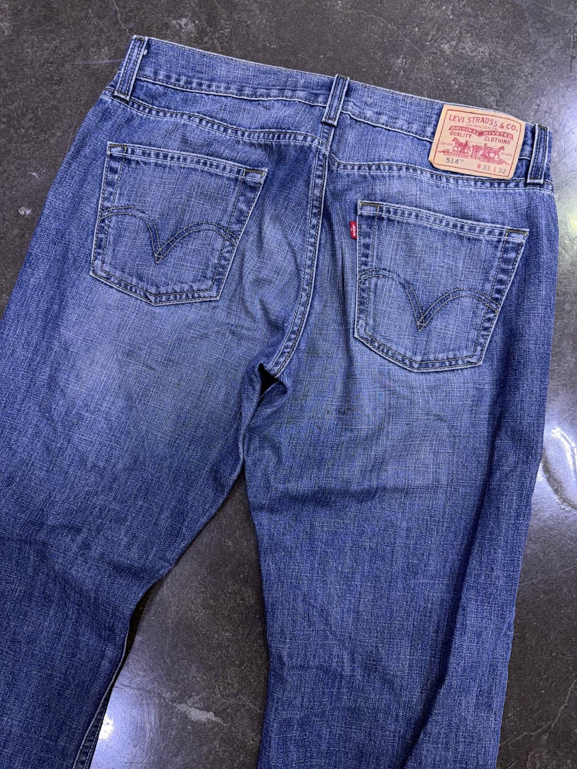 리바이스 514 00's 슬림 스트레이트핏 빈티지 워싱 데님팬츠 33 상품이미지7