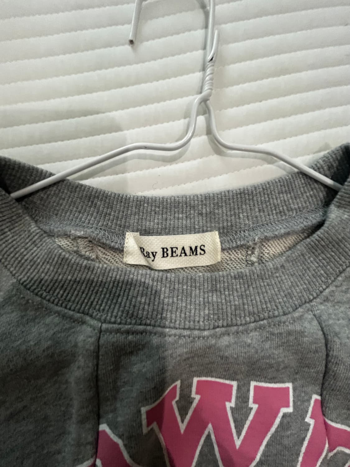 레이빔스 raybeams 크롭 맨투맨 상품이미지3