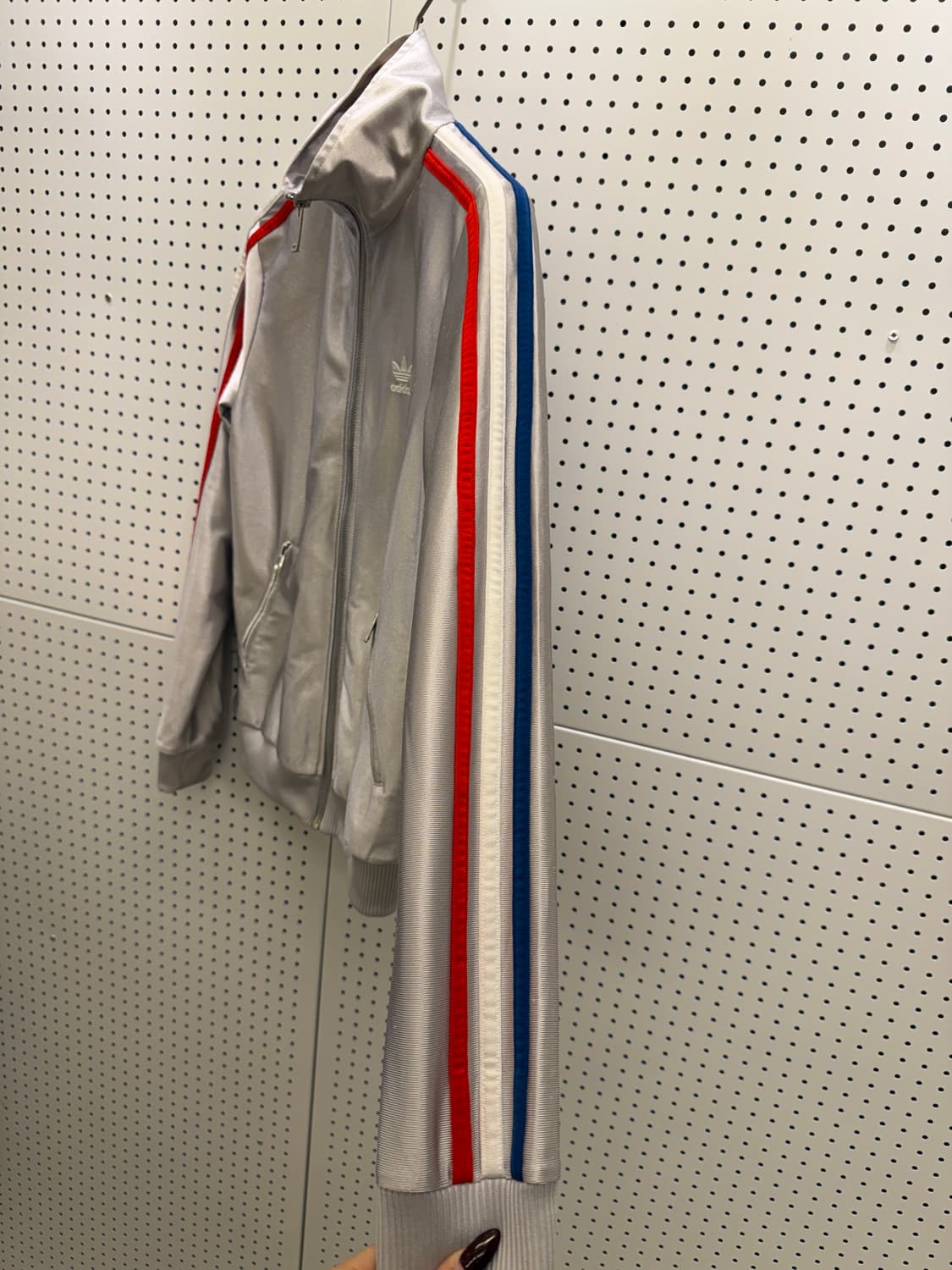 아디다스 오리지널 실버 삼선 트랙 자켓 U1651 상품이미지6