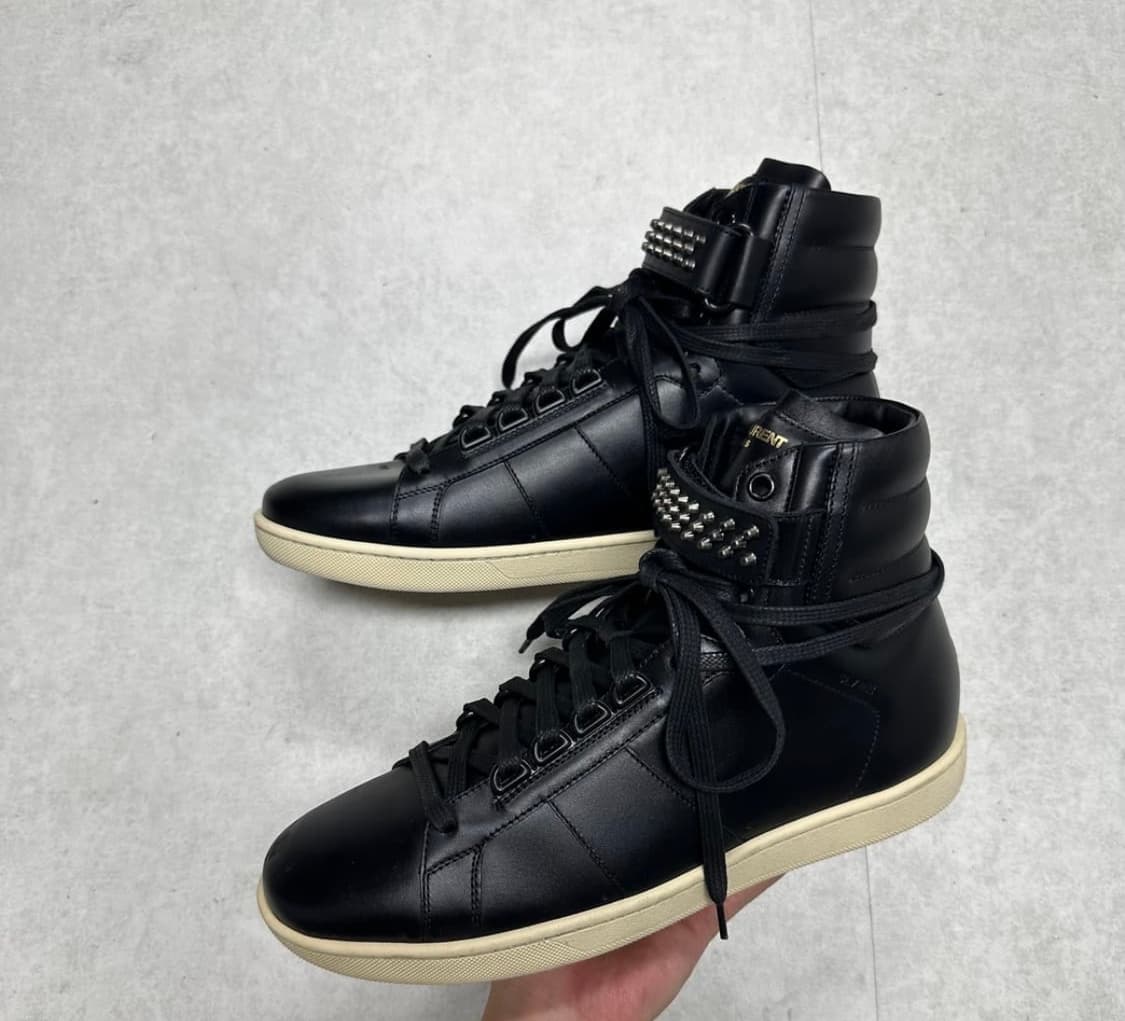 생로랑 에디 슬리먼 14Fw 스터드 하이탑 (쿨거 50) 상품이미지1