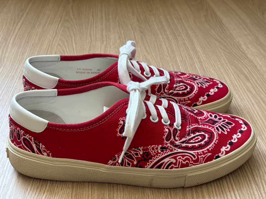 생로랑 페이즐리 스니커즈 42사이즈 상품이미지2