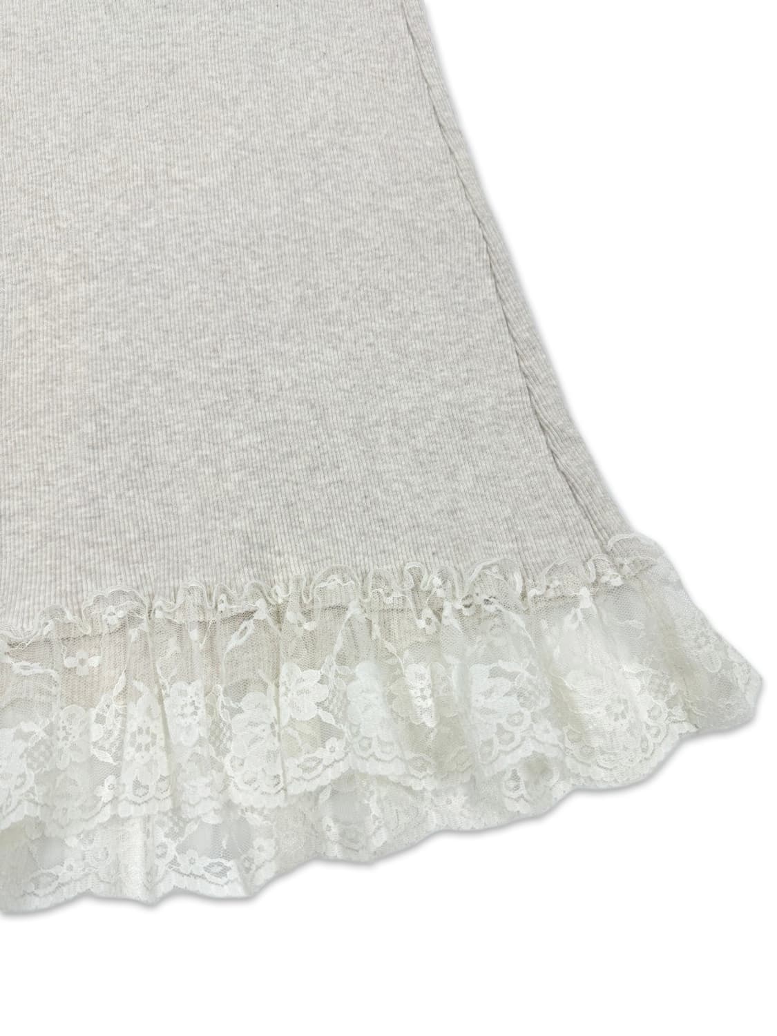 빈티지 베이지 레이스 모리 슬리브리스 상품이미지4