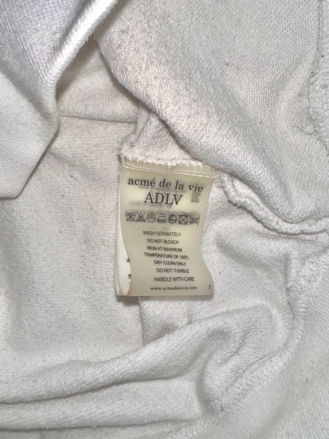 아크메드라비 화이트 후드 상품이미지4