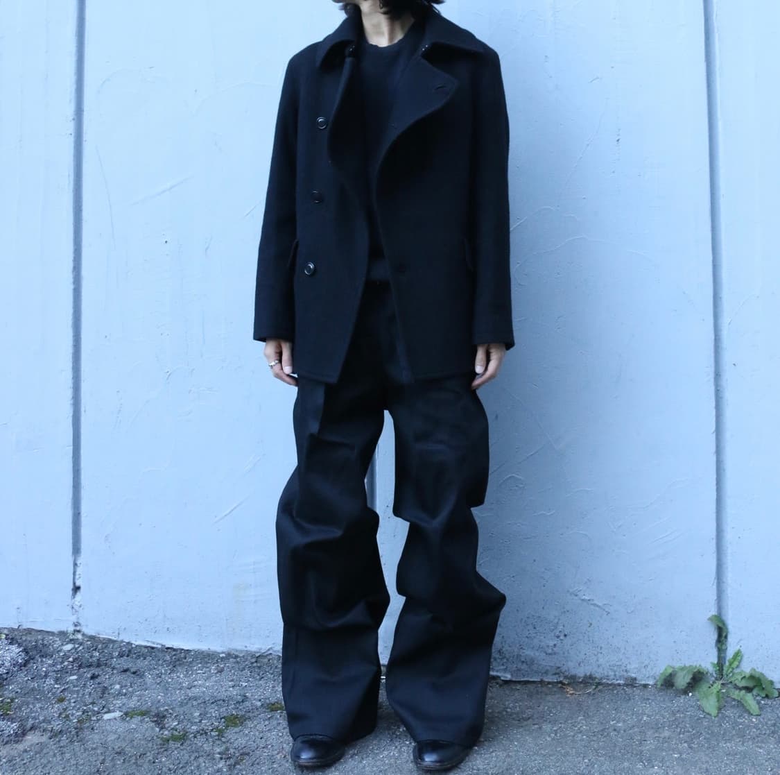 존 로렌스 설리반 블랙 와이드 팬츠 상품이미지1