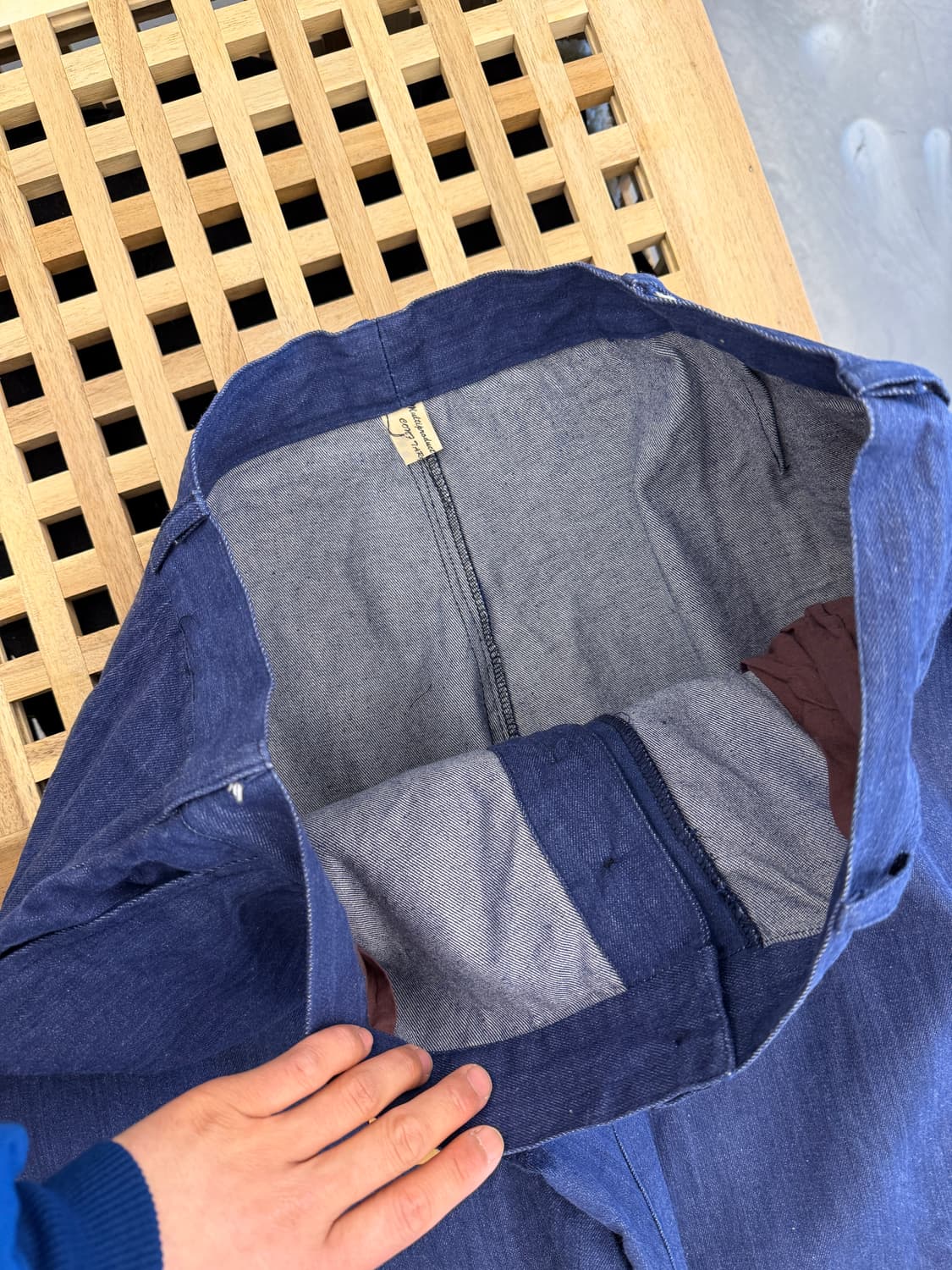 OLD VINTAGE DENIM FRENCH WORK 데님프렌치워크팬츠 상품이미지7