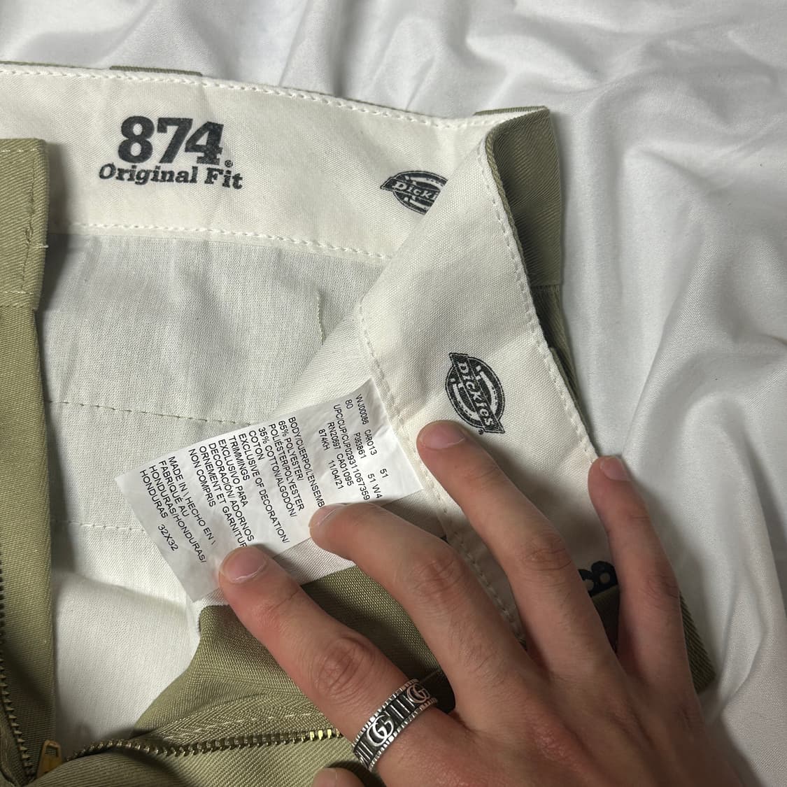 [32x32] 디키즈 874 카키 상품이미지3