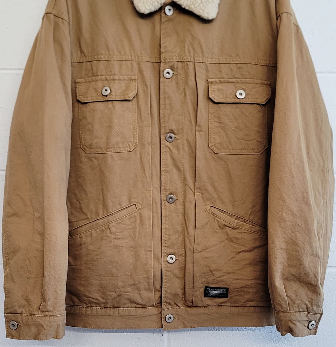 TWN(더워스나우) 쉐르파(안감양털) 트러커자켓 판매 상품이미지5