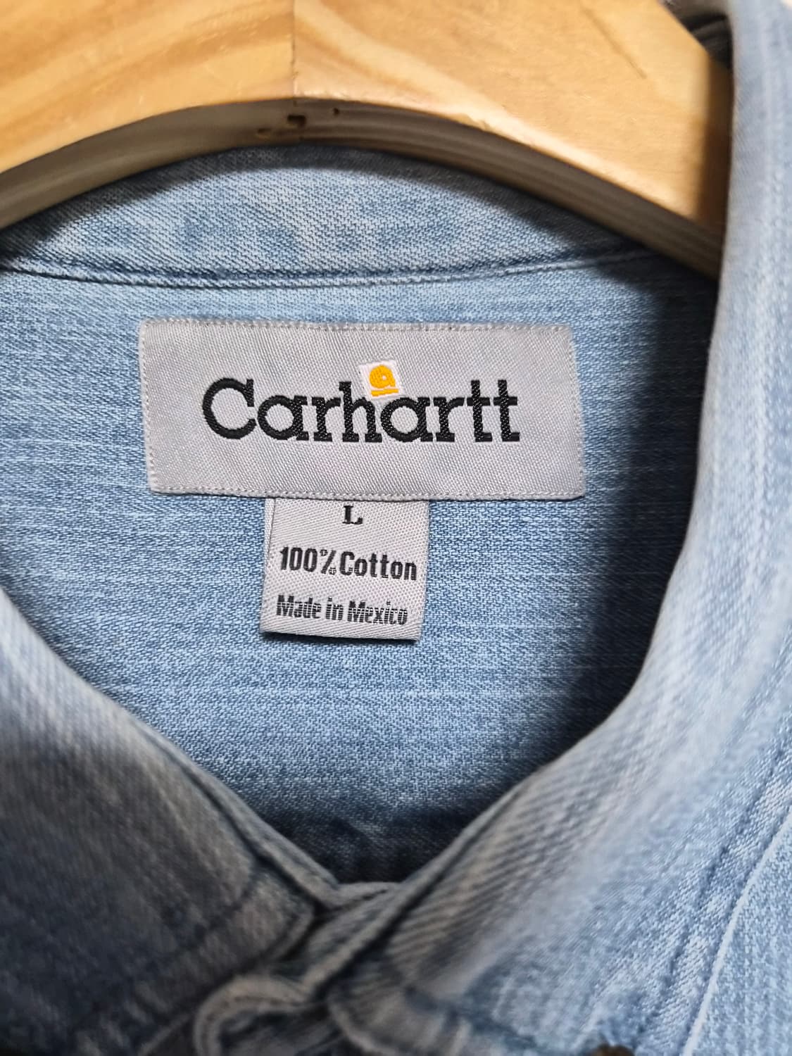 칼하트Carhartt 데님 셔츠 L사이즈 - S271 상품이미지4