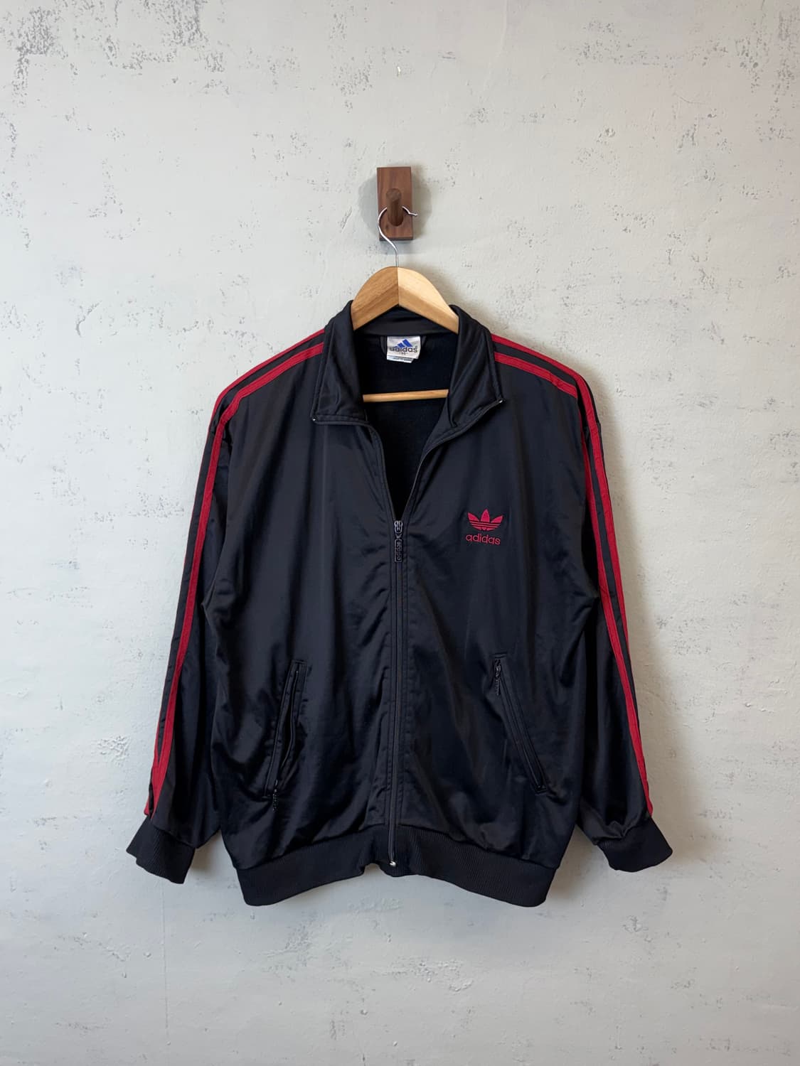 아디다스 90s 빈티지 검빨 삼선 트랙탑 져지 상품이미지1