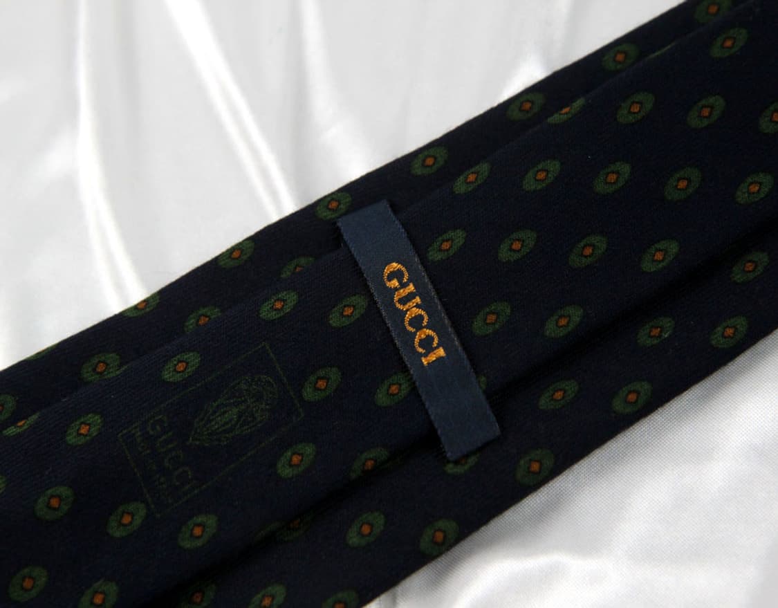 구찌 8.7cm A+등급 울 남자 명품 넥타이 상품이미지3