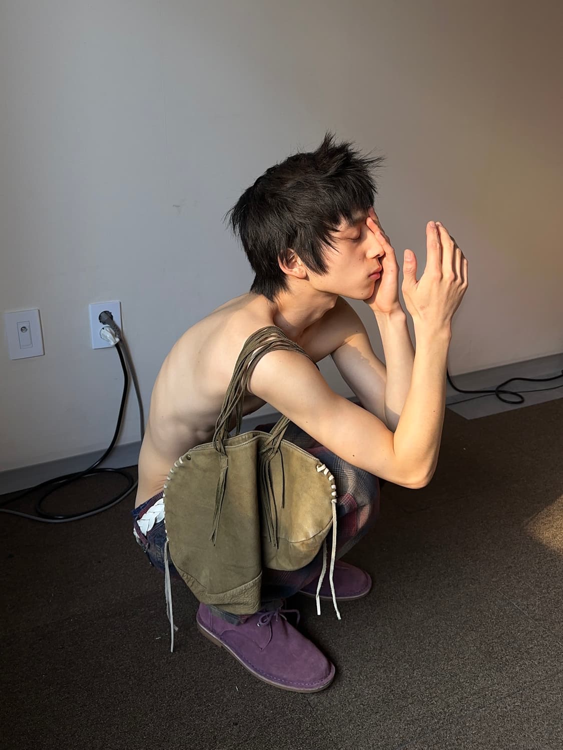 "비정형" 미니 레더 백 상품이미지2