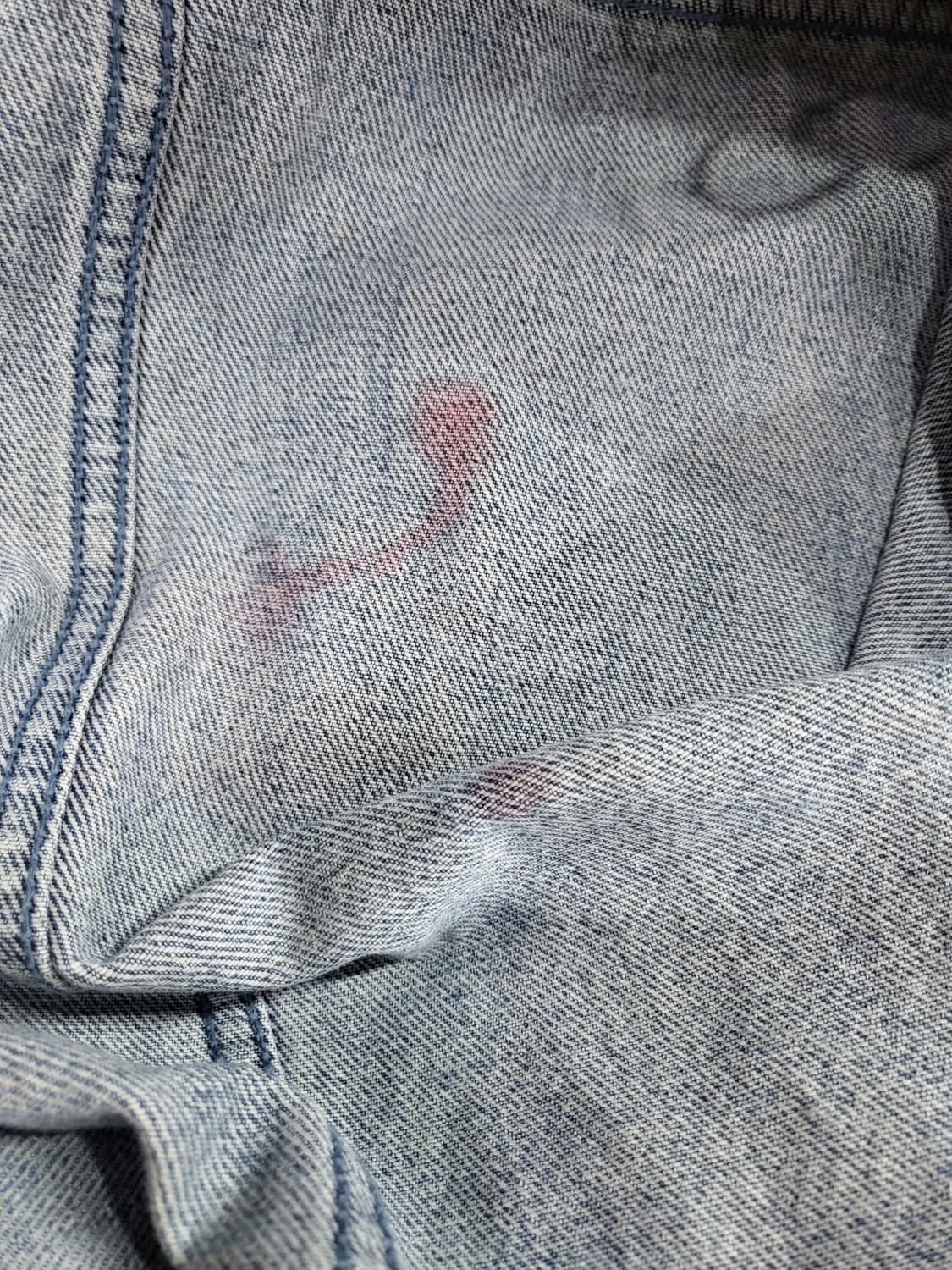 워싱 데님 오버핏 베스트 상품이미지4