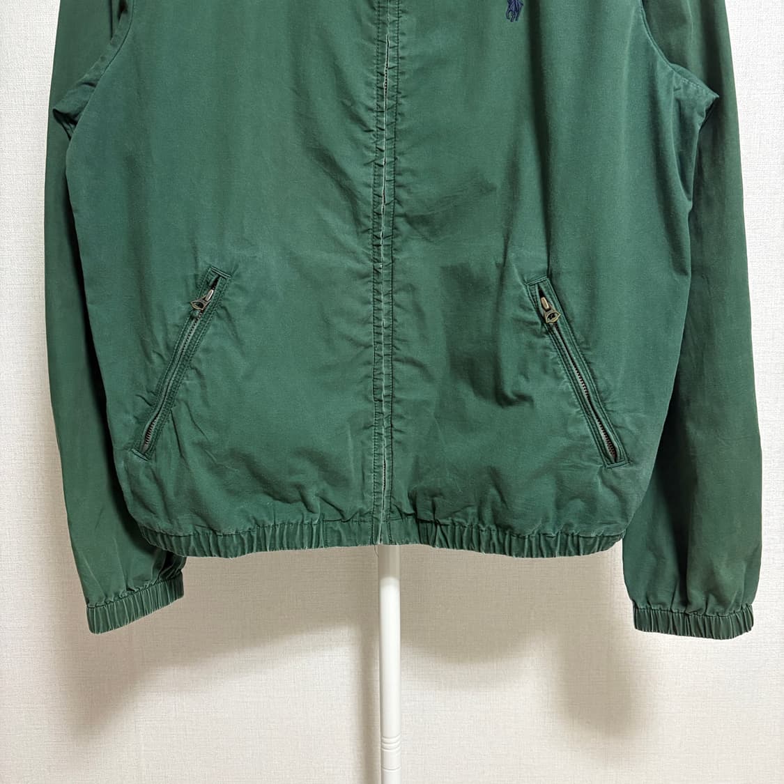 폴로 랄프로렌 TALON 지퍼 후드 스윙탑 / 그린, M 상품이미지3