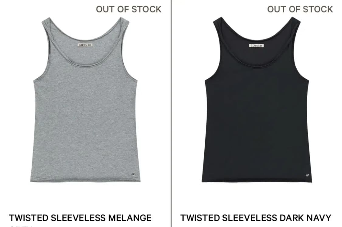 TWISTED SLEEVELESS 상품이미지1