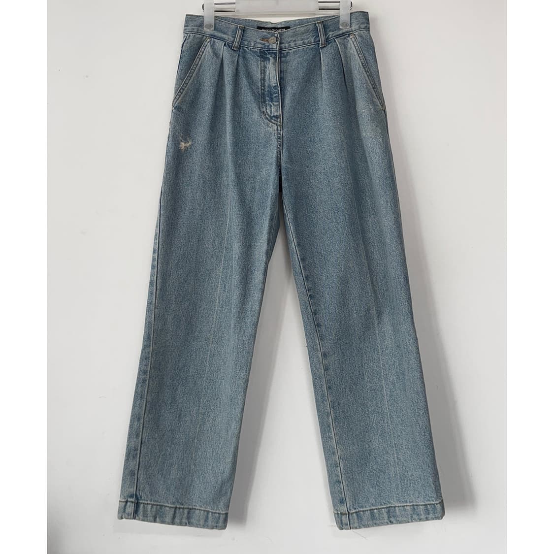 럭키슈에뜨 턱 데님 팬츠 상품이미지1