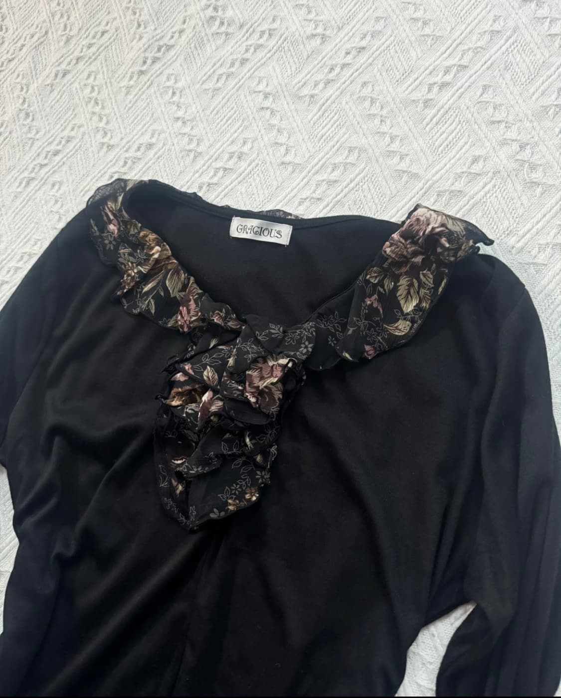 플라워패턴 러플 7부티 상품이미지2