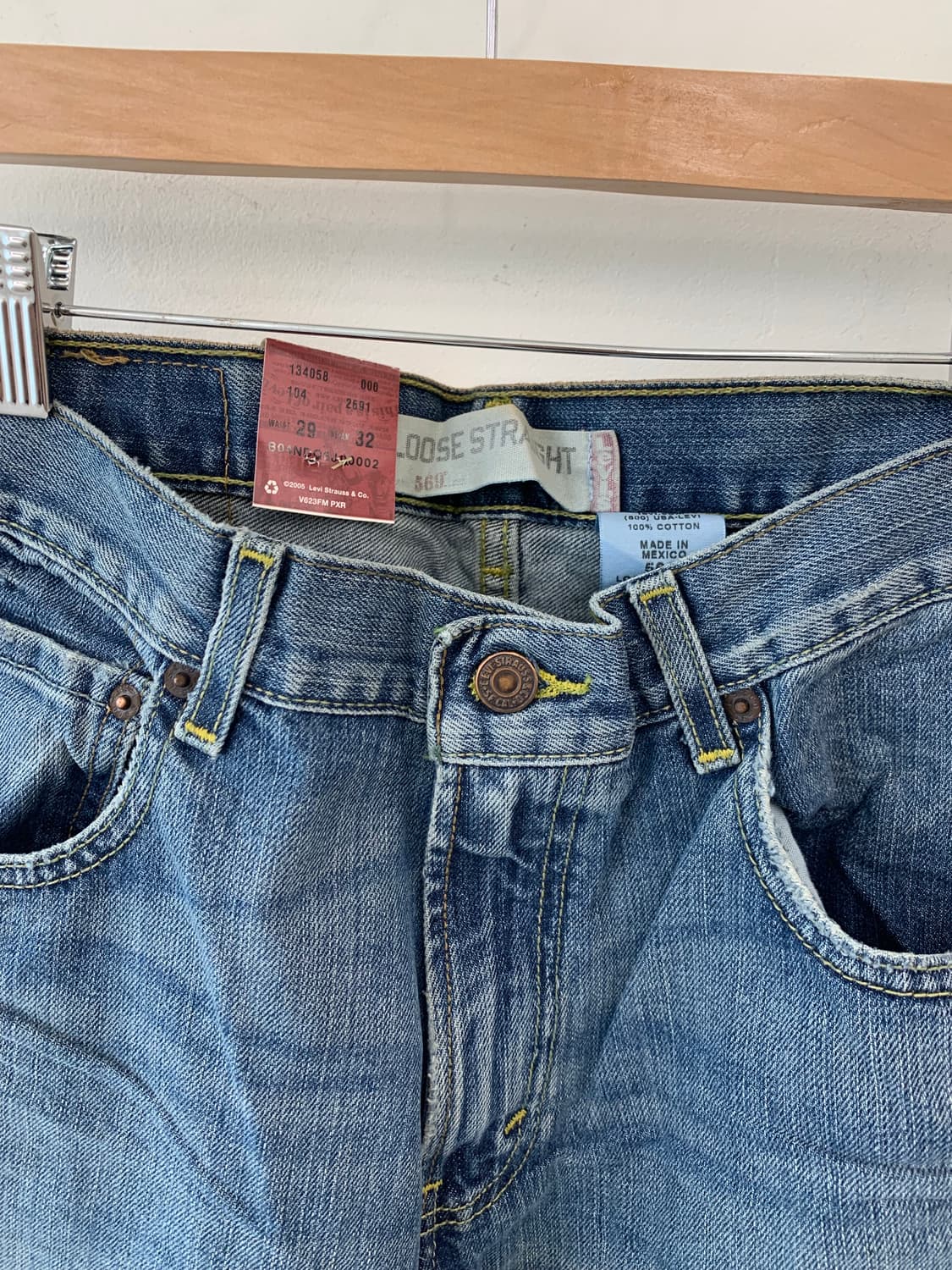 리바이스 569 루즈 스트레이트 핏 데님 29x32 상품이미지4