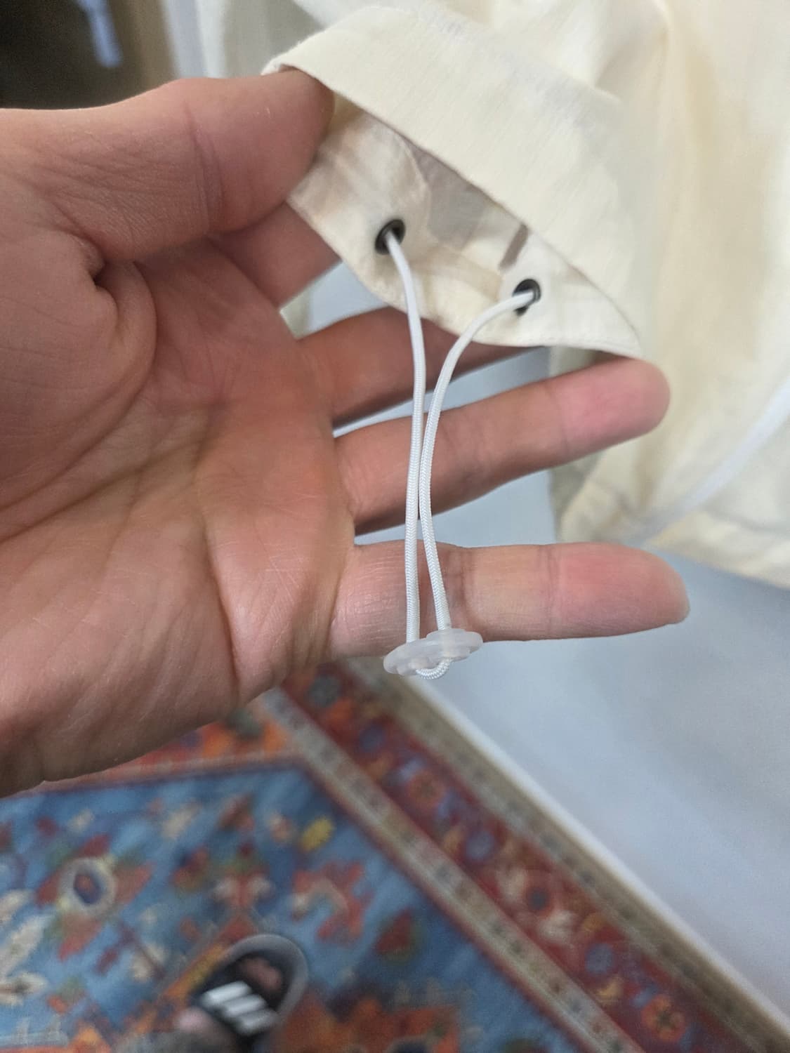 코오롱스포츠 초경량 나일론 바람막이 후드자켓 L 상품이미지4