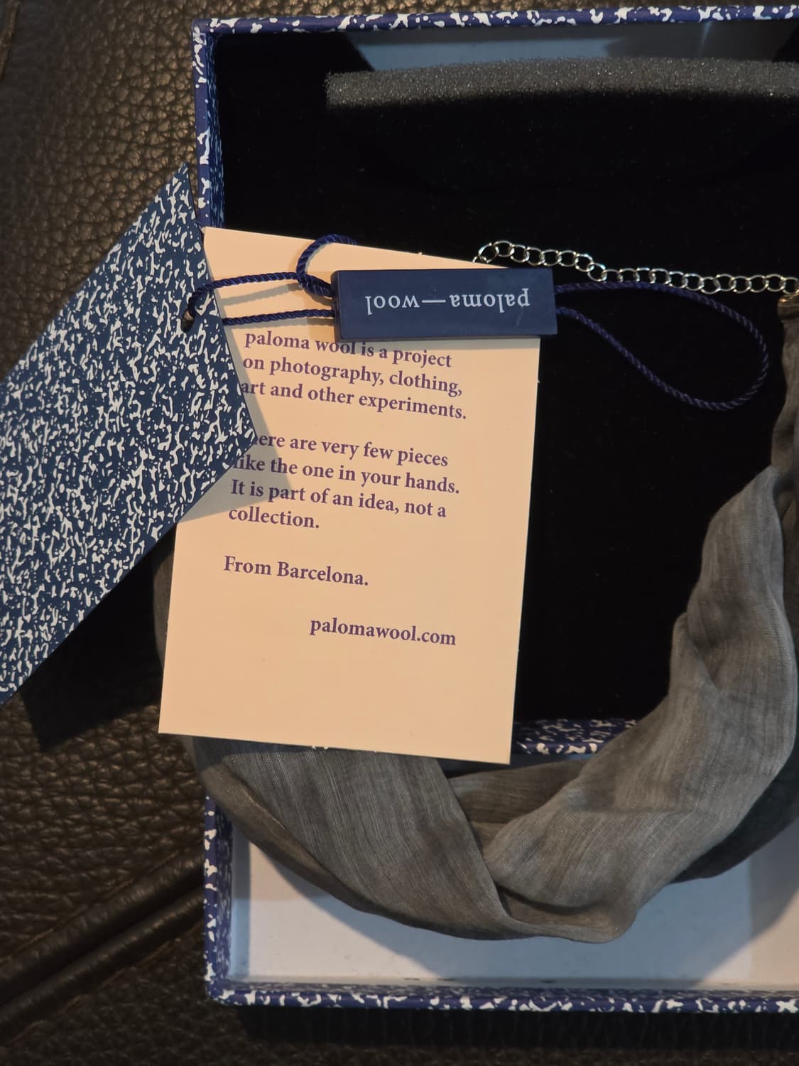 Palomawool scarf necklace 상품이미지3