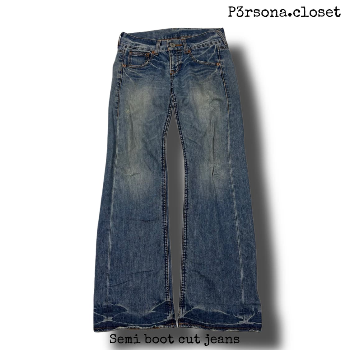 Semi boot cut jeans  상품이미지1