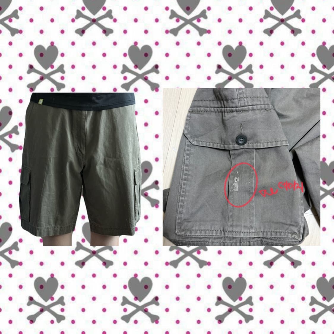 y2k 버뮤다팬츠 상품이미지3
