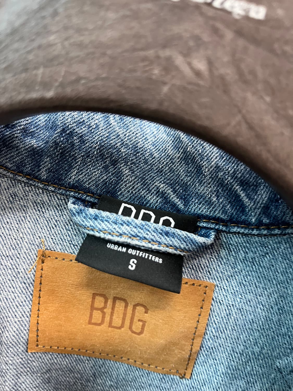 100-105) BDG 패치워크 데님자켓  상품이미지5