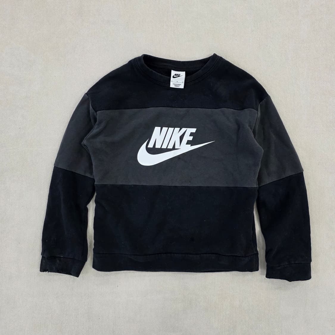 [M] 나이키 키즈 기모 배색 맨투맨 0219J 상품이미지1