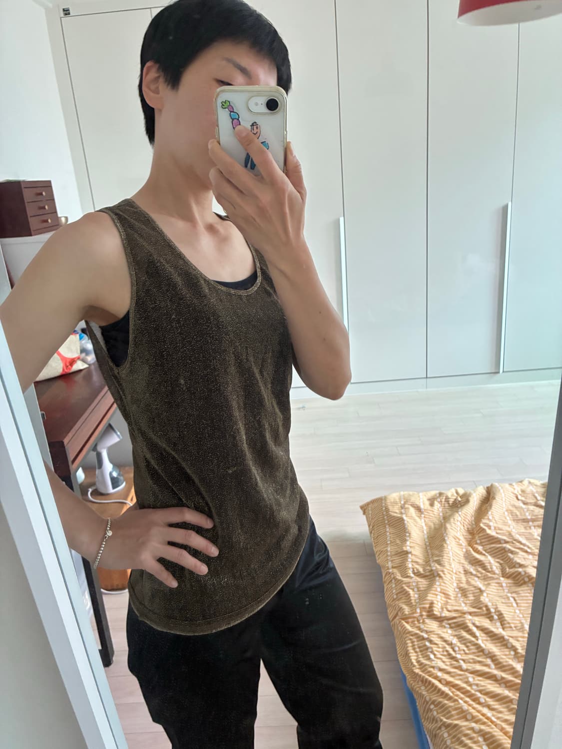 [MISSONI] 미쏘니 골드 민소매 탑  상품이미지8