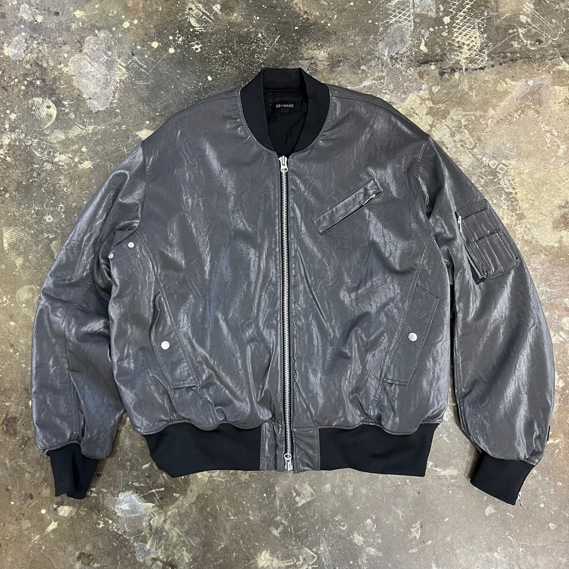 2) 드네이지 유틸리티 짚 오버사이즈 MA-1 항공점퍼 상품이미지3