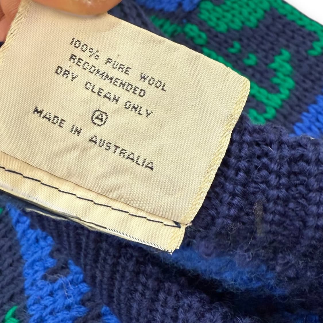 빈티지 울 뜨개니트 r1886 상품이미지7