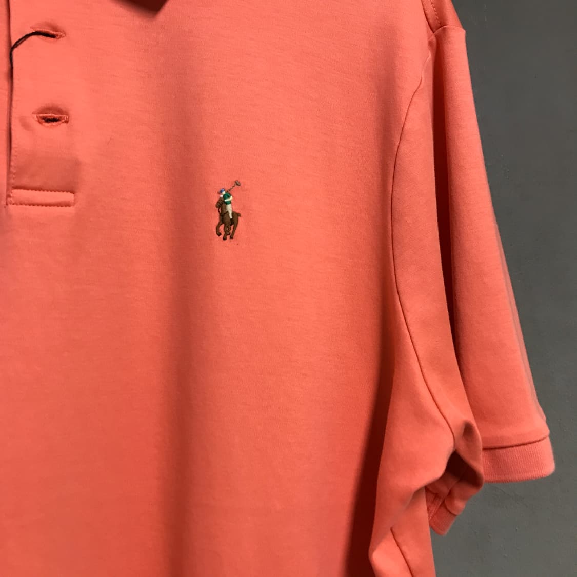 폴로 랄프로렌 QR PK 반팔 카라티 오렌지 L 상품이미지4