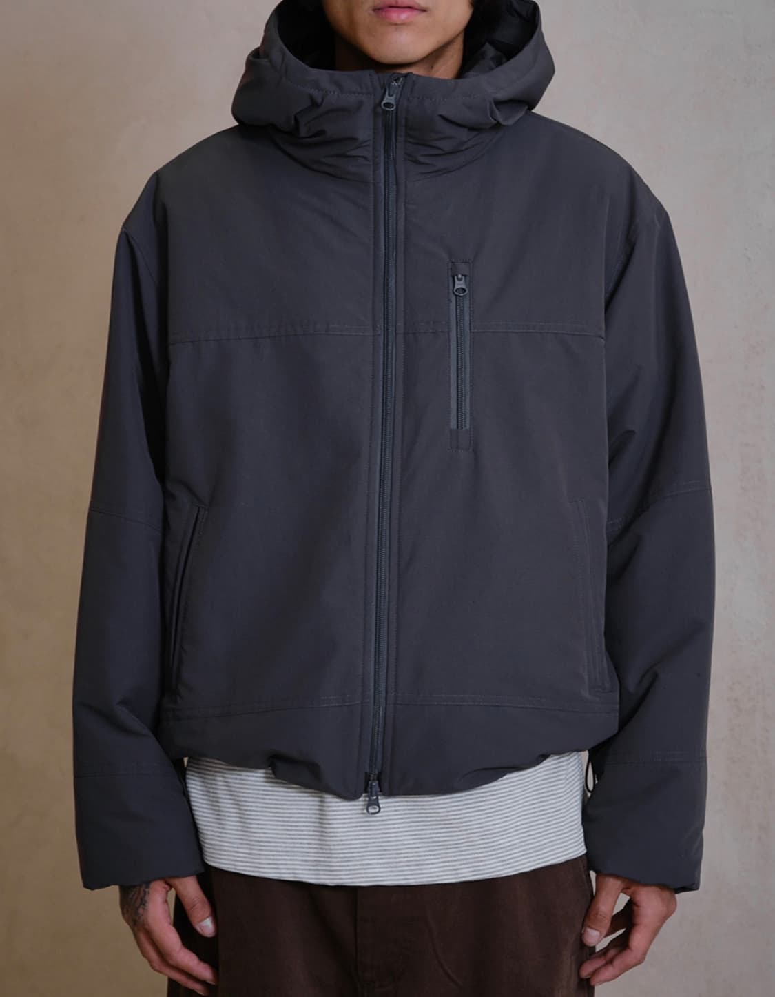 다이브인 무민서 자켓 차콜 상품이미지3