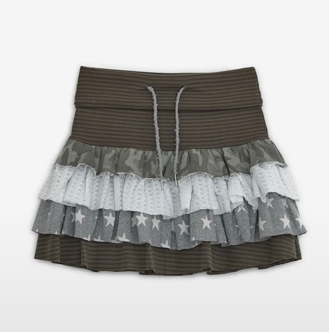 허그유어스킨 캉캉 레이어드 스커트 상품이미지1