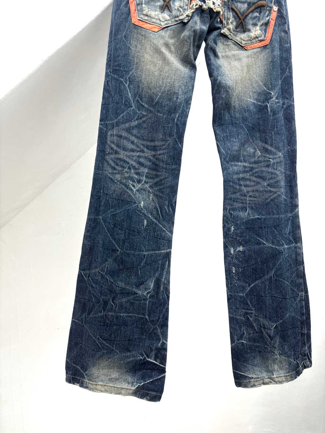 Red Pepper skull embroid denim pants   상품이미지7