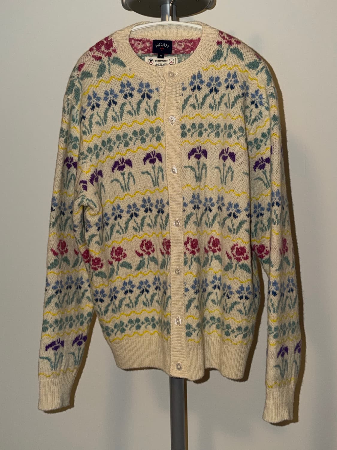 (M) 노아 SHETLAND FLORAL CARDIGAN 상품이미지2