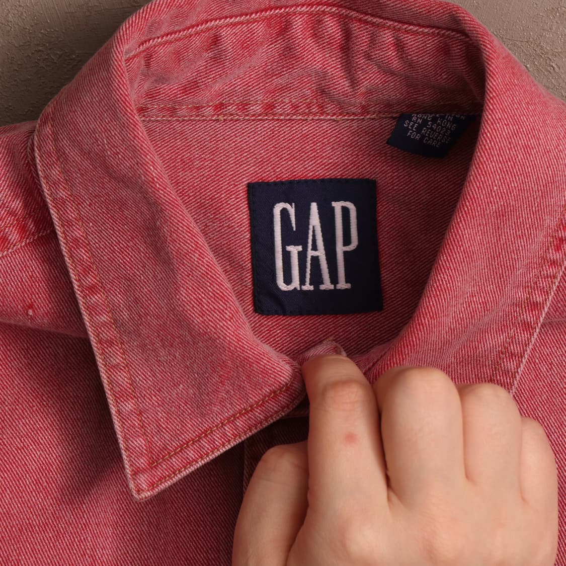 90'S GAP 데님 워싱 워크셔츠 A1670 상품이미지3