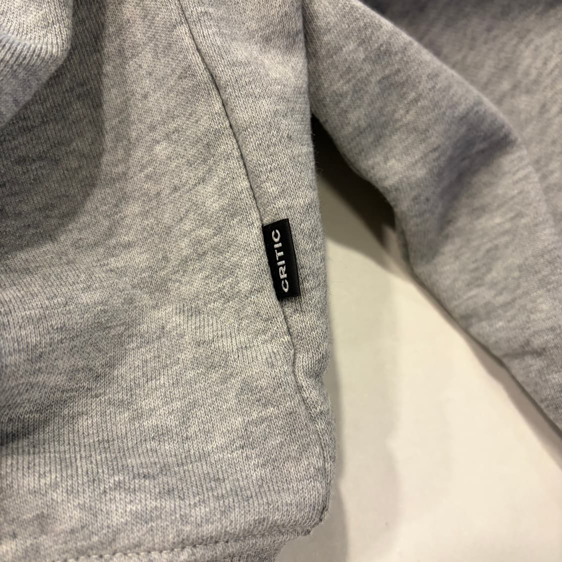 [XL] 크리틱 빅 로고 후드집업 회색 새상품 C874 상품이미지6