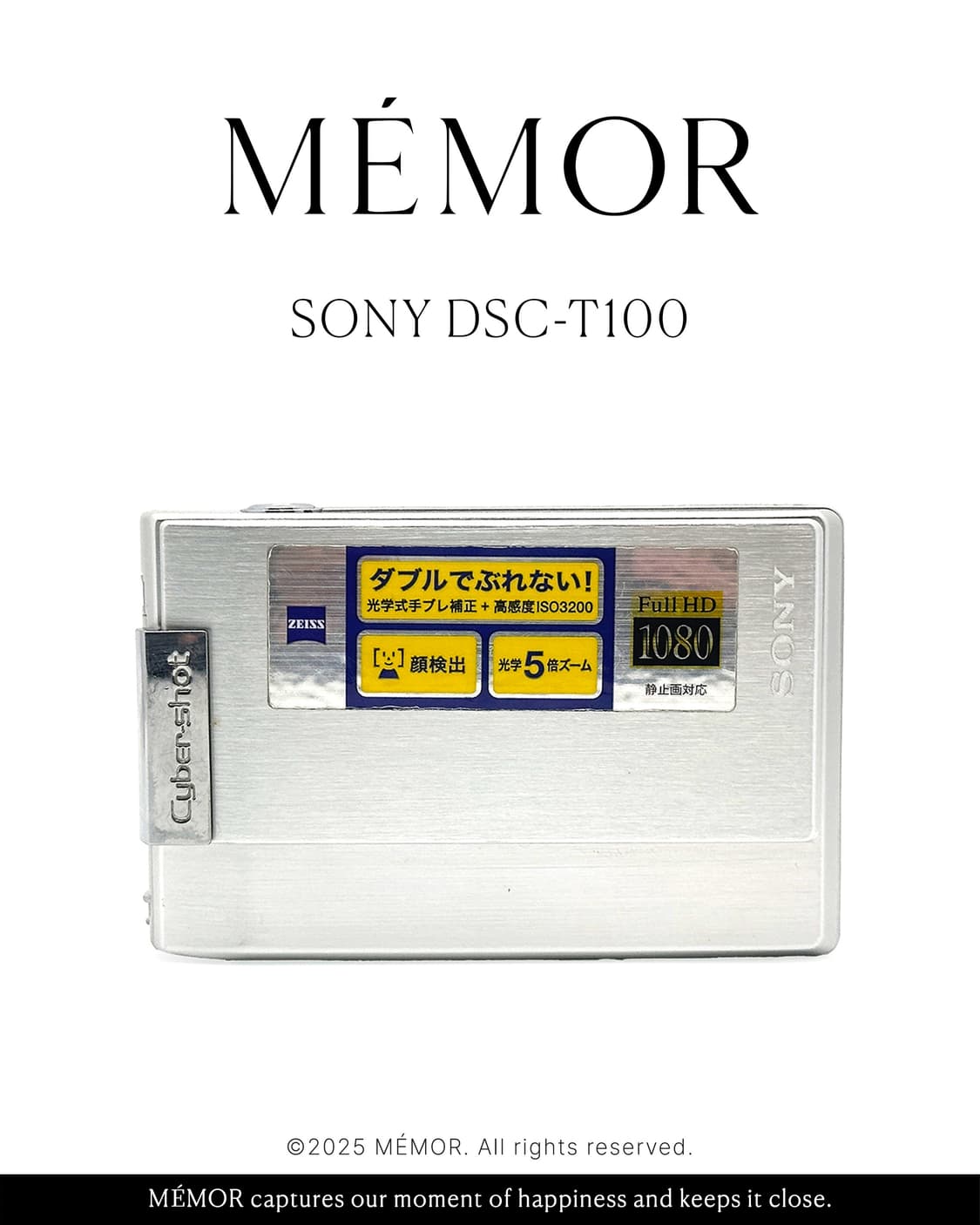 희귀/슬라이드형 렌즈 커버🌈SONY DSC-T100 소니 디카 카메라 상품이미지1