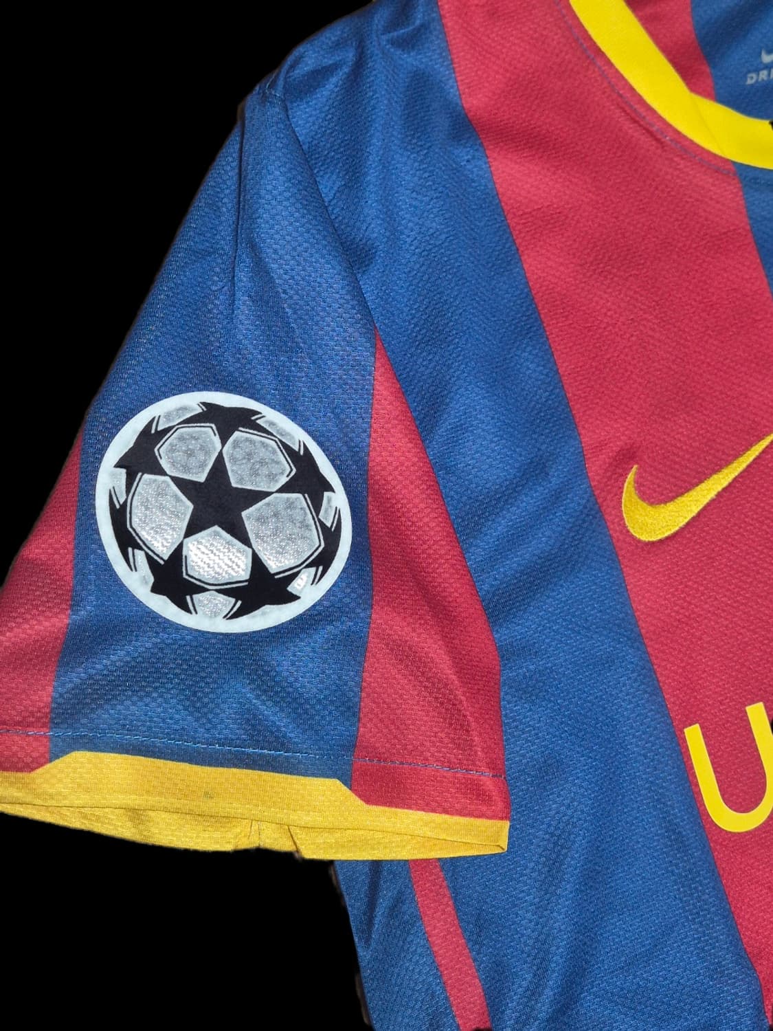 10-11 바르셀로나 홈 챔스결승패치 이니에스타 유니폼 M 레플리카 상품이미지4