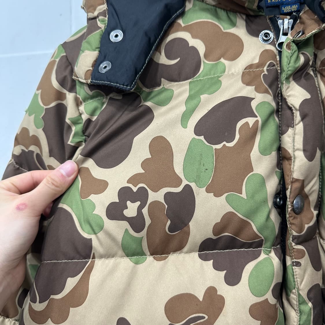 폴로 카모 보이즈 패딩점퍼 상품이미지6