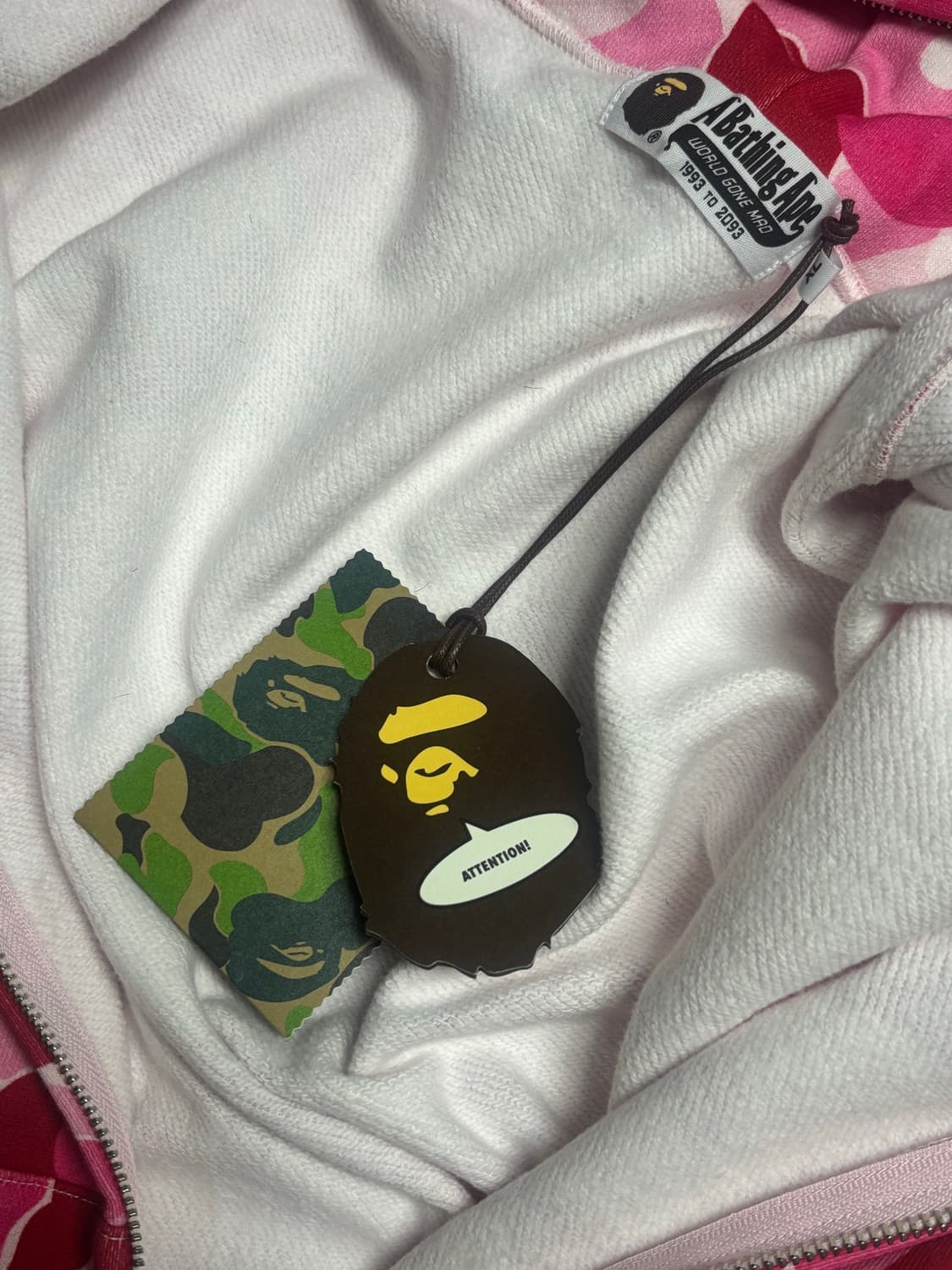 베이프 도트 샤크 후드집업 상품이미지3