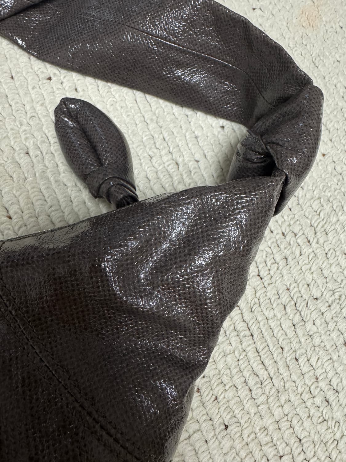 르메르 크루아상 범백 코티드린넨 브라운 스몰 상품이미지2