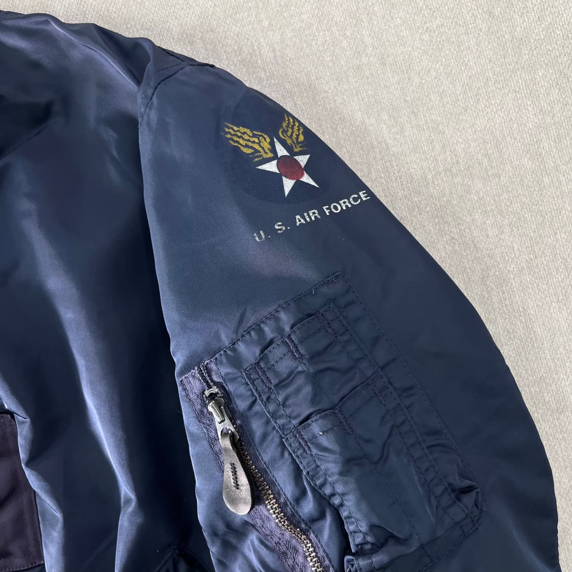 100 B-15C 80s USAF (MODIFIED) Flight jac 상품이미지4