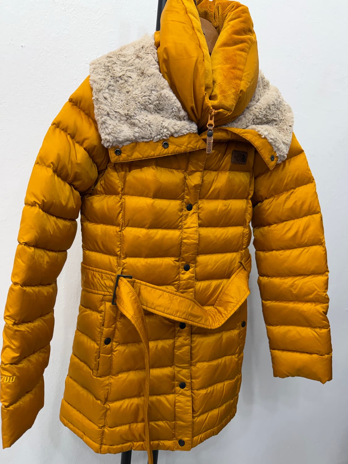 정품) 노스페이스 여성 구스다운 벨트패딩 S 상품이미지2