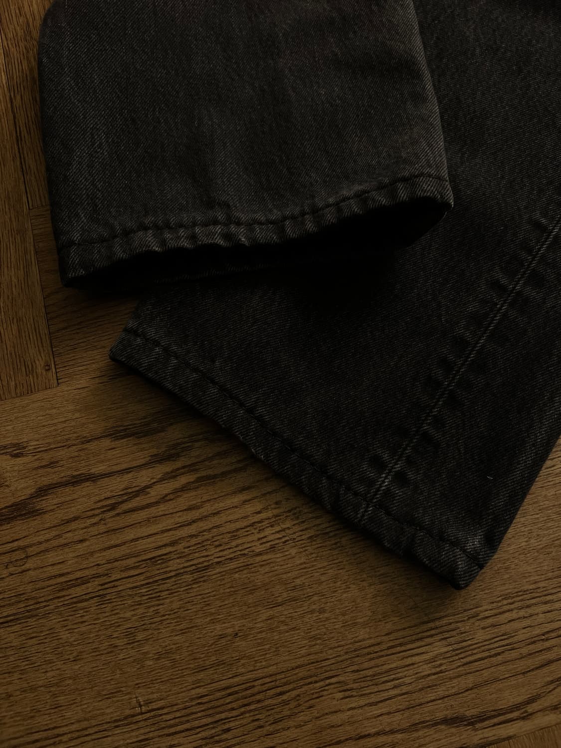 [34]90's 리바이스 501 Made in USA 흑청 데님팬츠 S7 상품이미지4