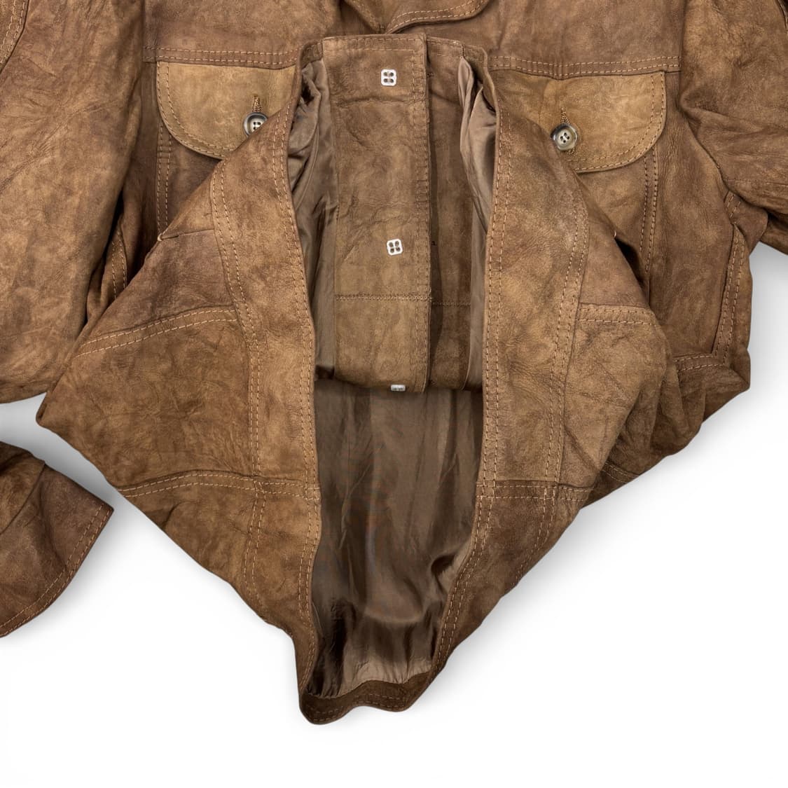 80's Echt Lammvelour 스웨이드 자켓 상품이미지6